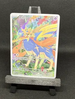 Pokemon TCG ME02: Phantasmal Flames - Zacian 100/094 Illustration Rare Holo NM - Image 1