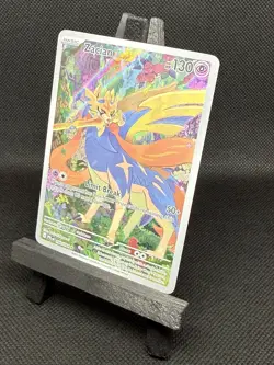 Pokemon TCG ME02: Phantasmal Flames - Zacian 100/094 Illustration Rare Holo NM - Image 3