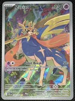 Pokemon TCG ME02: Phantasmal Flames - Zacian 100/094 Illustration Rare Holo NM - Image 5