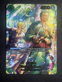 Roronoa Zoro Foil PRB02-006 EB04 OP14 The Azure Sea's Seven English One Piece - Image 1