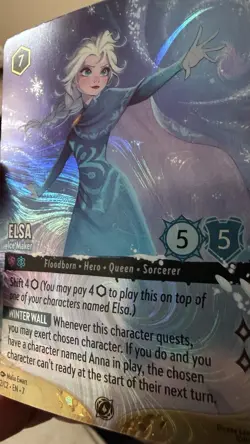 2025 DISNEY LORCANA EN C2 CHALLENGE PROMO #2 ELSA TOP 32 PRIZE ENCHANTED - Image 3