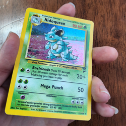 Pokemon TCG Nidoqueen Base Set 2 12/130 holo rare 2000 WOTC LP - Image 5