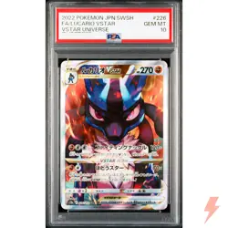 PSA 10 Lucario VSTAR SAR 226/172 S12a VSTAR Universe Pokemon Card Japanese 2022 - Image 1