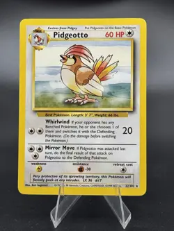 Pidgeotto - 22/102 - Base Set Unlimited 1999 - WOTC - Rare - LP - Pokemon TCG - Image 1