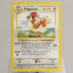 Pokemon TCG - Pidgeotto 22/102 Base Set Rare Shadowless WOTC 1999 - EXC/NM - Image 2