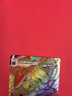 Pokemon TCG Rayquaza VMAX Evolving Skies Holo Ultra Rare Card 217/203 Near Mint - Image 3