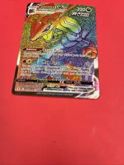Pokemon TCG Rayquaza VMAX Evolving Skies Holo Ultra Rare Card 217/203 Near Mint - Image 4