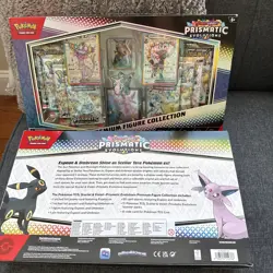 Pokemon Prismatic Evolutions Premium Figure Collection New Sealed IN HAND - Image 4