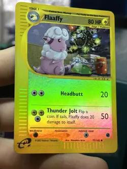 Flaaffy 77/165 Expedition 2002 Reverse Holo e-Series Pokemon Card TCG - Image 5