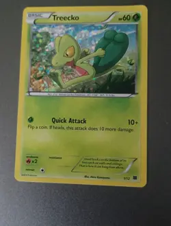 McDonald's Treecko Holo Rare Card 1/12 Near Mint Condition - Image 1