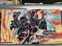 Yu-Gi-Oh! BURST PROTOCOL PLAYMAT FULL SIZE BRAND NEW W/ FIELD CENTER CARD KONAMI - Image 1