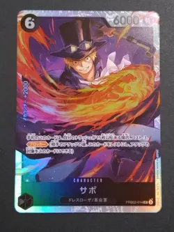 ONE PIECE Card Game Sabo SR PRB02-014 Japanese OP TCG Dressrosa Revolution Army - Image 1