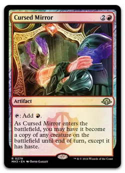 Cursed Mirror #279 (Foil) (NM) Modern Horizons 3 MH3 Magic MTG - Image 1