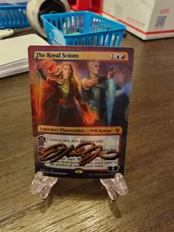1x The Royal Scions - Foil - Borderless Light Play MTG Magic - Signed - Image 1