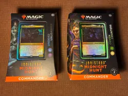 Innistrad Midnight Hunt Set of 2 Commander Decks SEALED Magic the Gathering MTG - Image 1