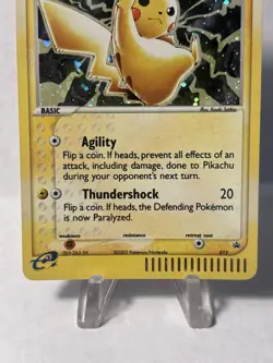 Pokemon TCG Pikachu Promo #12, Black Star Promo, Holo Rare *Near Mint Condition* - Image 4