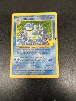 Pokemon TCG Blastoise Celebrations Card 2/102 25th Anniversary Edition - Image 3