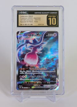 Hatterene VMAX Pokemon 2022 JPN VSTAR Universe 224/172 SAR Holo CGC PRISTINE 10 - Image 1