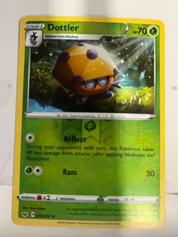 Dottler 018/202 Sword & Shield Pokemon Reverse Holo Foil Rare - Image 1