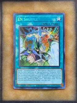 Yugioh EN Shuffle BLCR-EN008 Secret Rare 1st Ed NM - Image 1