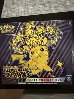 Pokemon TCG Scarlet & Violet Surging Sparks Elite Trainer Box ETB NEW/SEALED - Image 1