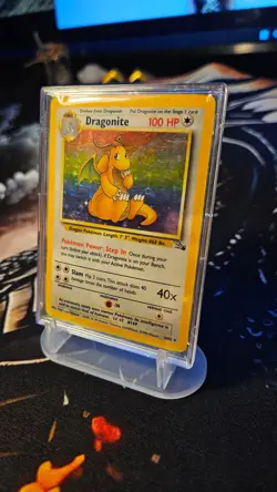 Dragonite 4/62 Fossil Unlimited Rare Holo Pokemon Card WOTC Pokemon TCG - Image 1