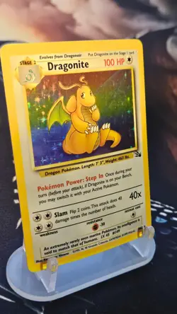 Dragonite 4/62 Fossil Unlimited Rare Holo Pokemon Card WOTC Pokemon TCG - Image 5