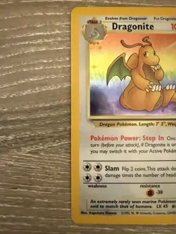 Dragonite 4/62 Fossil Unlimited 1999 Pokemon Card Holo Rare excellent condition - Image 4