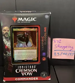 Magic The Gathering Innistrad Crimson Vow Commander Deck - Vampiric Bloodline - Image 1