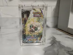 Pokemon Brilliant Stars Booster Box SEALED w/ Acrylic Protective Case🔥🔥 820650819964 - Image 3