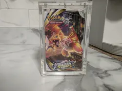 Pokemon Brilliant Stars Booster Box SEALED w/ Acrylic Protective Case🔥🔥 820650819964 - Image 4