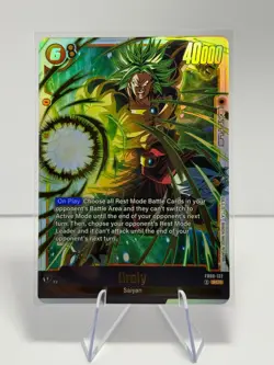 Dragon Ball Broly FB08-122 Secret Rare Saiyan's Pride English Card Fusion World - Image 1