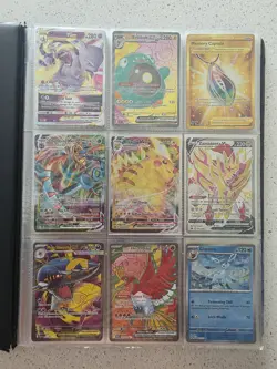 Entire Pokemon TCG Binder With 90 Cards Binder Included - Image 1
