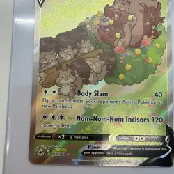 Pokemon Card Greedent V 257/264 Rare Fusion Strike Alternate Art 25 - Image 3