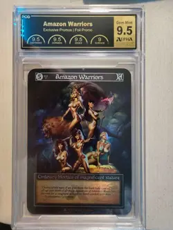 Sorcery Contested Realm - Amazon Warriors Promo - Alpha Investments - PCG 9.5 - Image 1