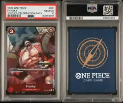 One Piece TCG - CS Celebration Pack 2023 - Franky - OP01-021 PSA 10 - Image 3