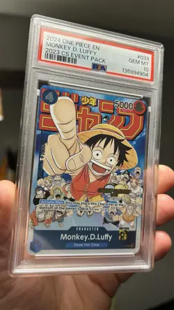 One Piece TCG - Luffy 2023 CS Event Pack Stamped - PSA 10 #033 UK - Ultra Rare - Image 2