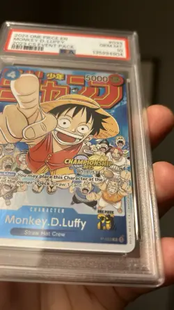 One Piece TCG - Luffy 2023 CS Event Pack Stamped - PSA 10 #033 UK - Ultra Rare - Image 3