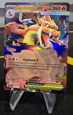 Pokemon Mega Charizard Y Ex Mega Evolutions- Ascended Heros 022/217 NM - Image 3