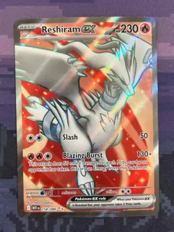 Reshiram ex 158/086 Pokemon White Flare Ultra Rare Near Mint Card NM - Image 1