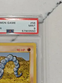 1999 Pokemon Game ONIX 1st Edition 56/102 PSA 9 MINT - Image 3