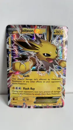 Jolteon EX 28/83 - Ultra Rare Holo NM/LP - Pokemon Generations TCG 2016 - Image 1