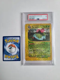 2002 Pokemon Venusaur Oversized Box Topper PSA 1 PR Reverse Holo Expedition #4 - Image 5