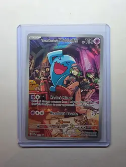 Team Rocket's Wobbuffet SVP 203 Pokemon TCG Destined Rivals ETB Black Star Promo - Image 3