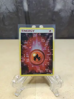 Pokemon TCG Fire Energy 2005 EX Holo Rare Emerald Expansion Set 102/106 - Image 2