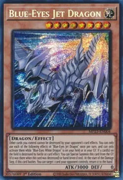 1x Blue-Eyes Jet Dragon - 1st Edition NM Eng YuGiOh - Dueling Heroes 25th Tin - Image 1