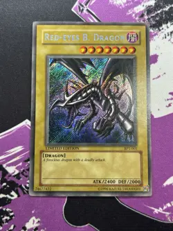 Yugioh Red-Eyes B. Dragon BPT-005 Secret Rare Limited 2002 Collectors Tin - Image 1