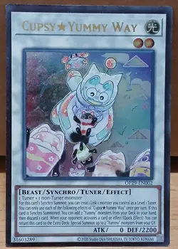 Yugioh- Cupsy Yummy Way Ultimate Rare - Image 1