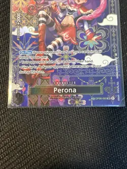 Perona OP06-093 OP14 SP English Alternate Art The Azure Sea's Seven One Piece - Image 5