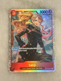 Sanji OP10-005 SR Royal Blood Foil One Piece CCG TCG Card Game - Image 1